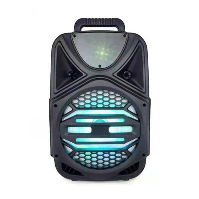 China None YC-807T 8 Inch Portable Outdoor Karaoke Speaker Portable Wireless BT Speaker for sale