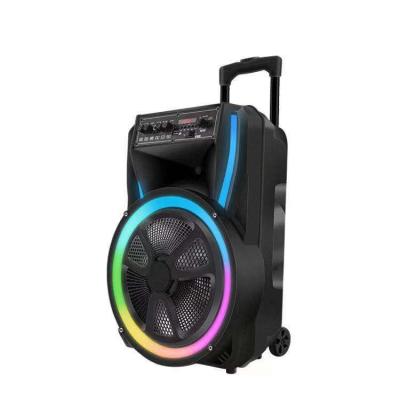 China Wireless Charger For Mobile Phone 12 Inch Portable Wireless Trolley Speaker High Power BTspeaker Blue Outdoor For Karaoke/Party MD13-12L for sale