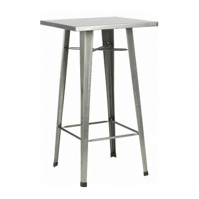 China Modern wholesale high quality commerical bar furniture full metal high bar table for sale