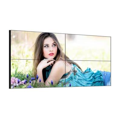 China Full Color Hd Bezel 2x2 3x3 Screen Lcd Video Display Indoor Indoor Advertising Lcd Video Wall Narrow Splicing Wall for sale