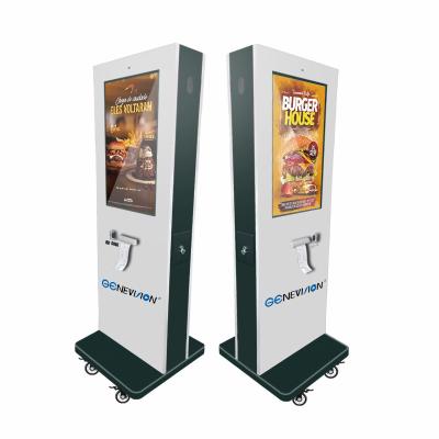 China 32 Inch Outdoor Floor Stand Self Order Kiosk With NFC QR Code Scanner for sale