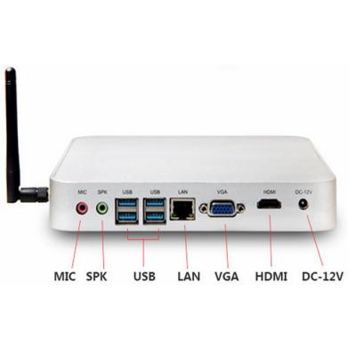 China Mini PC Box Core I3 Advertising 4k Media Player Box Wifi Network White Color for sale