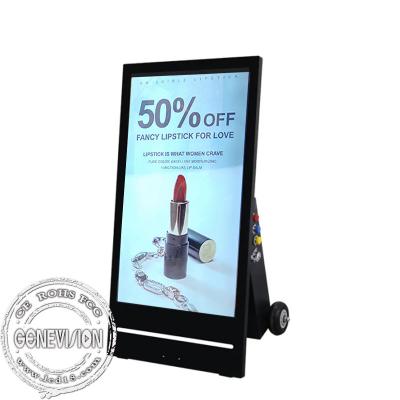 China Wireless Battery Portable Signage Lcd Advertising Outdoor Poster for sale