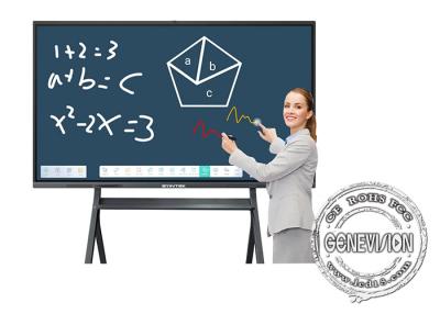 China 55-Zoll-LCD-Anzeigefeld Intelligentes interaktives Whiteboard Smart Class Handschrift-Digitaltafel Hinweis zu verkaufen