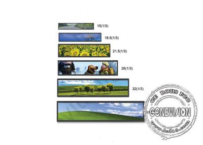 Cina 19,7 monitor dell'affissione a cristalli liquidi allungato Android del bus, ampia visualizzazione eccellente del menu completo dell'esposizione dell'affissione a cristalli liquidi Antivari in vendita