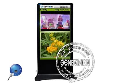 China 4G Kiosk LCD-Werbungs-Kiosk WIFIS Android Digital des Modul-700cd/m2 Digital Schirm-Kiosk zu verkaufen