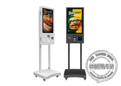 China 24inch Android 11 Mall Fast Food Self-Service Ordering Kiosk Touch Screen Parking Payment Kiosks for sale