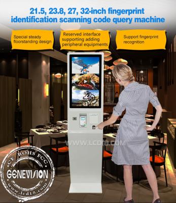 China Tickets Queue Printing Touch Screen With QR Code Scanner NFC Finger Prints for sale