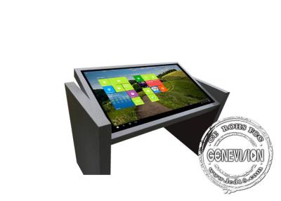 China New Type 46''55''65'' Indoor Touch Screen Kiosk Adjustable View Multi Touch Table for sale