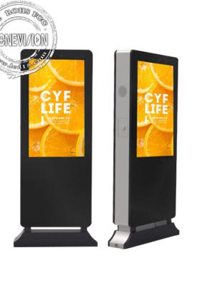 China 49 señalización electrónica al aire libre completa de la pantalla táctil de la publicidad de la pulgada HD LCD con la cámara del reconocimiento de cara en venta