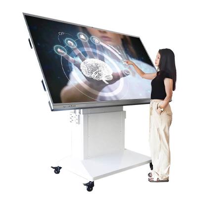 China Electronic Lifting Whiteboard 65-101 Inch Touch 4K Reference Teaching Meeting Smart Touch Digital Whiteboard for sale