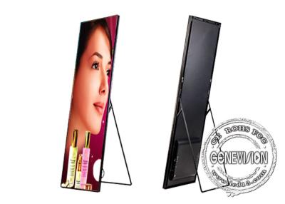 China P3 LED Sign Poster Screen Kiosk Digital Signage 1500 Nits Indoor Portable 1920x576mm for sale