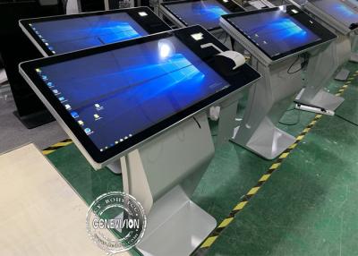 China Interactief Digitaal Podium 43“ Touch screenkiosk met Printer en Kaartlezer Te koop