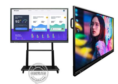 China 4K 75 Zoll 20 Touch Screen LED Punkte Flachbildschirm-wechselwirkendes Whiteboard für Konferenz Meetting zu verkaufen