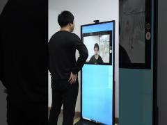 69.3inch LCD Stretched IR Touch Screen Kiosk with Camera and Microphone