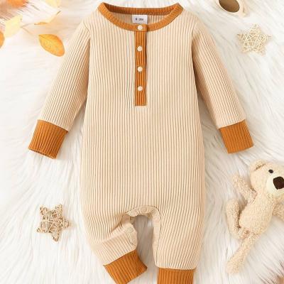 China Soft Unique Design Best Selling Long Sleeve Cotton Overalls 100% Cotton Baby Knit Clothes for sale