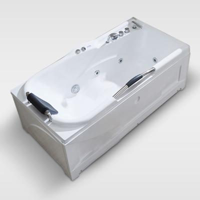 China Household Eco-friendly Material Hot Acrylic Whirlpool Large Plastic Bathtub For Massage Bath for sale