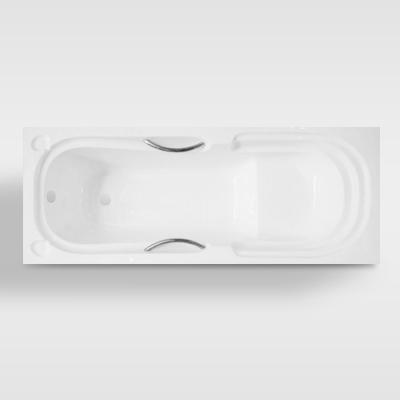 China Best Eco - Friendly Material Drop In Clear Acrylic Transparent Square Bathtub Price With Handles for sale