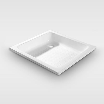 China Cheap And High Quality Eco - Friendly Material Fiberglass Shower Square Tray For Export for sale