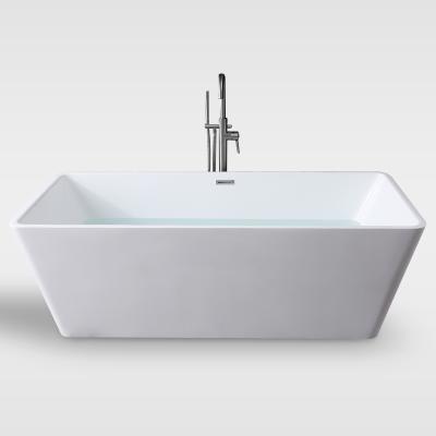 China New Material Square Shape Small Freestanding Acrylic Bathtub Eco - Friendly for sale