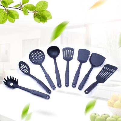 China Stocked Food Grade Kitchenware Wholesale Nylon Utensils Set Nylon Cookware Sets for sale