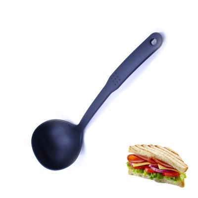 China Wholesale Stocked Kitchen Cook Utensil Set Black Kitchen Accessories Nylon Cookware Sets for sale