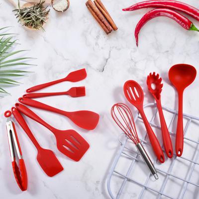 China 2021 New Arrival Custom 9 Pcs Kitchen Bakery Cookware Set Viable Cookware Sets Silicone Kitchen Utensil Set for sale