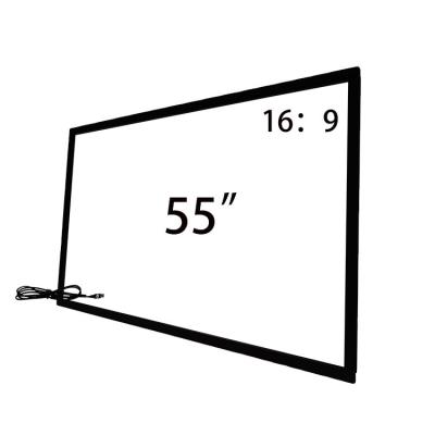 China 55'' Infrared USB Multi Touch Conversion Overlay Frame IR Touch Screen Frame For Monitor Kiosk for sale