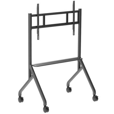 China Televisão móvel de montagem de parede Ajuste de altura de carro de TV Brackets TV Trolley Stand para 65 