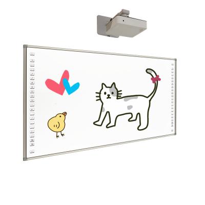 China Direct Factory 105 inch Infrarood Interactief Whiteboard Voor Projector Projectie Scherm Te koop