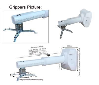 중국 화이트보드를 가르치기 위한 브라켓 프로젝터 암 장착대를 탑재하는 다른 크기 프로젝터 판매용