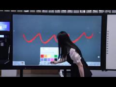 interactive flat panel display 75 inch with recorded drawboard