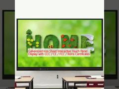 Galvanized Iron Sheet Interactive Touch Panel Display with CCC / CE / FCC / RoHs Certificates