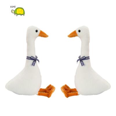 China Funny New Arrival Realistic Cartoon Animal Stuffed White Goose Plush Toy for sale