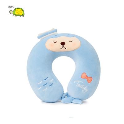 China Blue Cute Teddy Bear Ocean Series Teddy Bear Plush Doll Neck Pillow Animal Tile Decor Teddy Bear for sale