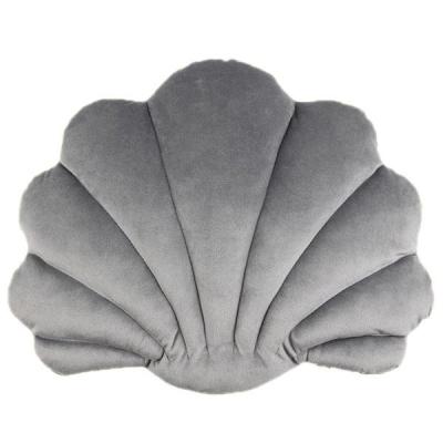 China Factory Direct Luxury Sea Shell Shaped Throw Pillow Case Shell Stuffed Soft Plush Sofa Viable for sale