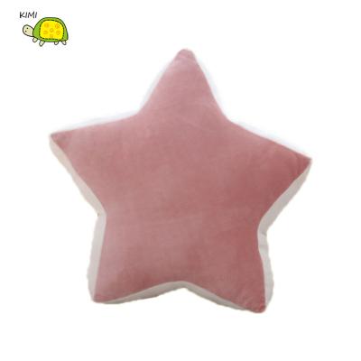 China Beautiful low MOQ star shape plush cushion tile portable decorative custom creative children pillow for sale