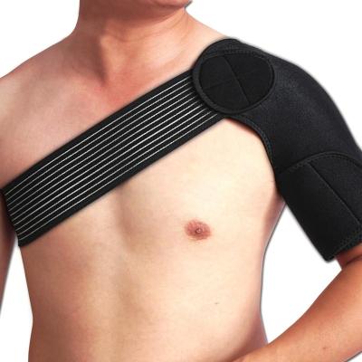 China Elastic neoprene top adjustable single shoulder support for sale