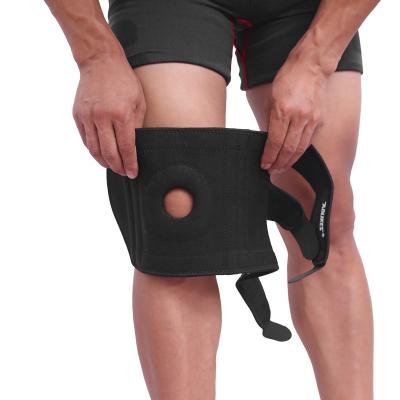 China Aolikes Adult Sports Patella Compression Strap Spring Support EVA Padded Knee Brace for Arthritis and Tendonitis and Meniscus Tear for sale