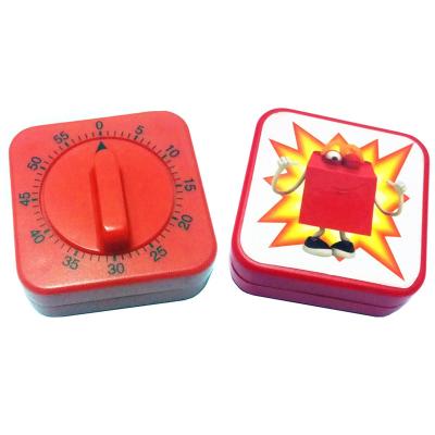 China Small Viable Mini Kitchen Timer Mechanical Countdown 60 Minute Timer for sale