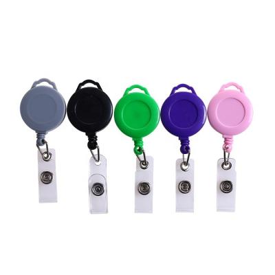 China Deyi Badge Reel,Retractable Plastic,Round for sale