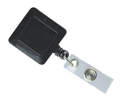 China Deyi Custom Square Shape Badge Reel for sale