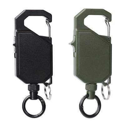 China Deyi Badge Reel Multitool de trabajo pesado Carabiner Badge Holder Clavicorno retráctil Clip Id Holder en venta