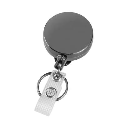 Chine Deyi Badge Reel Noir Retractible Porte-bouteilles Rouleaux Clips Avec Alligator Clips pivotants Par le spécialiste ID à vendre