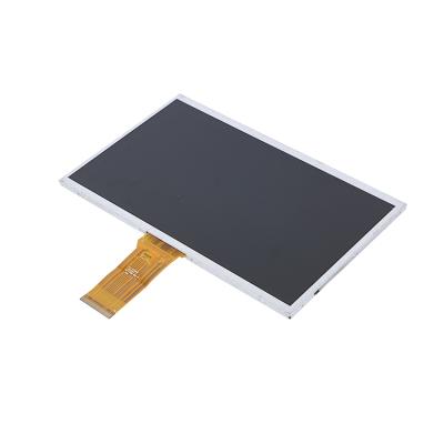 China Glass+Steel+Plastic materials tft lcd screen 10.1 inch RGB interface 1024*600 top color capacitive touch screen for sale