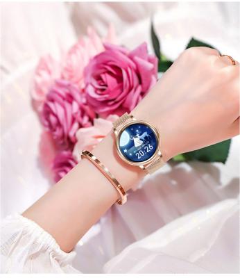 China 2022 Newest GPS Navigation Girl Mk20 Smartwatch 1.09 Inch Dial Custom Women Watch Heart Rate Blood Pressure Smart Watch Mk20 Wristband for sale