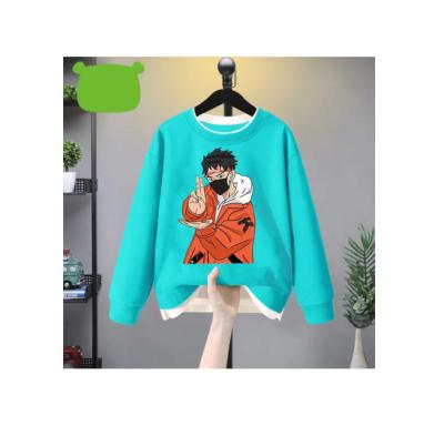 China Manufacture Breathable Professional Cool Melanin Print Kids Sweatshirt Harajuku Black Top for sale