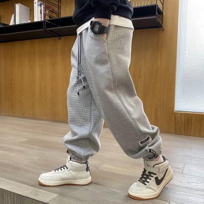 China Wholesale new fashion boy's long set anti-pilling anti-pilling draw string casual pants with elastic waistband for sale