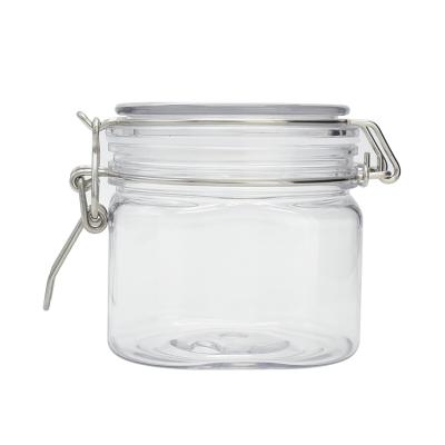 China Wholesale 5 Grams Factory Price Empty Plastic Food Shisha Jar Jars Hemp Clear Jar Plastic Storage Container for sale