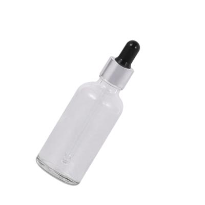 China Wholesale 5ml 10ml15m Personal Care Skin Care 20mll Essential Oil Clear Frosted Bottle With White Black Dropper for sale